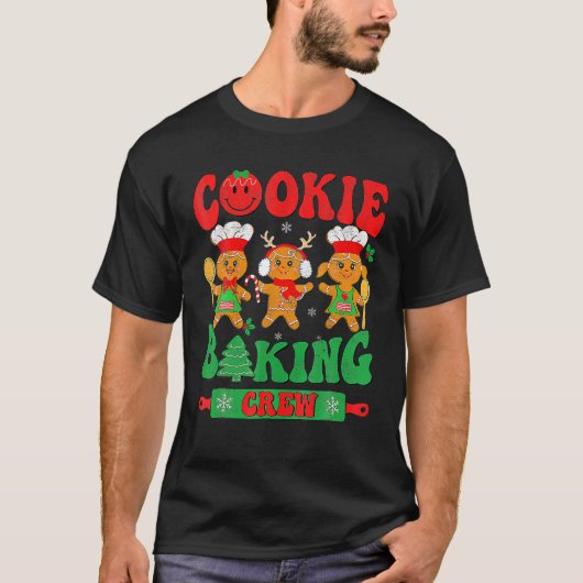 Cookie Baking Creeks kerstontbijt Te T-shirt (Voorkant)