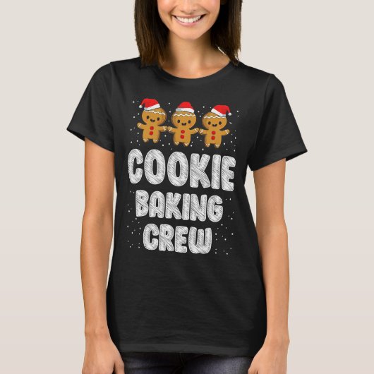 Cookie Baking Creeks kerstontbijt Te T-shirt (Voorkant)