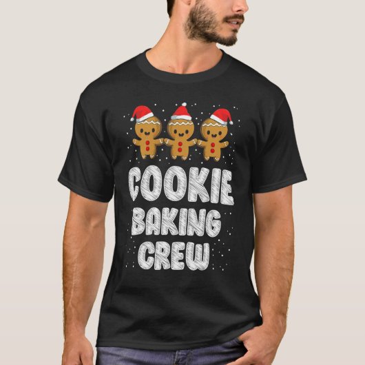 Cookie Baking Creeks kerstontbijt Te T-shirt (Voorkant)