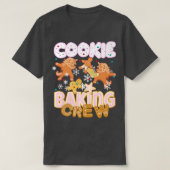 Cookie Baking Crew Authentic Kerstbaker Team T-shirt (Design voorkant)