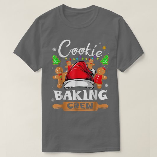 Cookie Baking Crew Christmas 2021  T-shirt (Design voorkant)