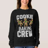 Cookie Baking Crew Christmas Bakers Team Baker's Trui (Voorkant)