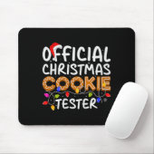 Cookie Baking Crew Christmas Cookie Tester Xmas Pr Muismat (Met muis)