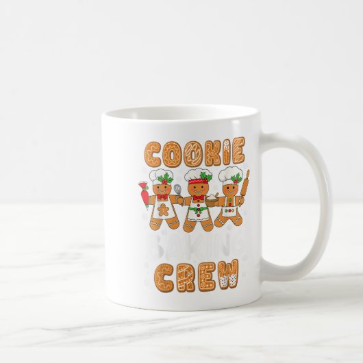Cookie Baking Crew Christmas Funny Gingerbread Lov Koffiemok (Rechts)