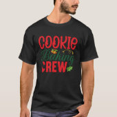 Cookie Baking Crew Christmas  Gingerbread T-shirt (Voorkant)