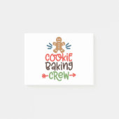 Cookie baking crew christmas post-it® notes (Voorkant)