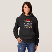 Cookie Baking Crew Christmas Santa Family Gingerbr Hoodie (Voorkant volledig)