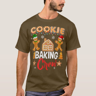 Cookie Baking Crew Christmas Santa Family Gingerbr T-shirt