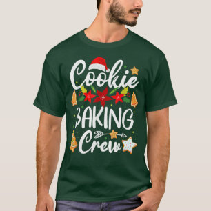 Cookie Baking Crew Christmas Santa Family Gingerbr T-shirt