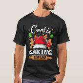 Cookie Baking Crew Christmas Santa Family Gingerbr T-shirt (Voorkant)