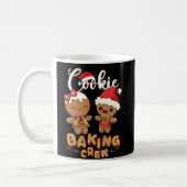 Cookie Baking Crew Christmas Santa Family Team Koffiemok (Links)