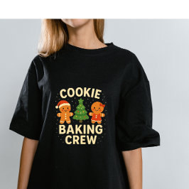 Cookie Baking Crew – Cute Gingerbread Christmas De T-shirt