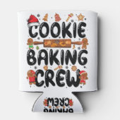 Cookie Baking Crew Family Christmas Gingerbread Te Blikjeskoeler (Achterkant)