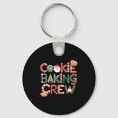Cookie Baking Crew Family Christmas Gingerbread Te Sleutelhanger (Voorkant)
