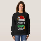 Cookie Baking Crew Family Christmas Gingerbread Te Trui (Voorkant volledig)