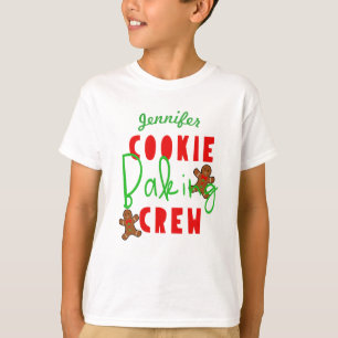 Cookie Baking Crew Fun Vakantie Koken T-shirt