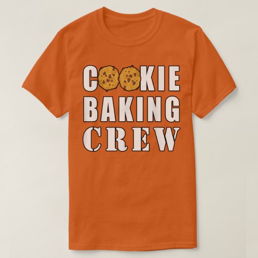Cookie Baking Crew Funny 988 T-shirt (Design voorkant)