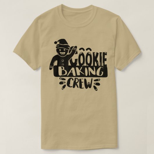 Cookie Baking Crew Funny Family  T-shirt (Design voorkant)