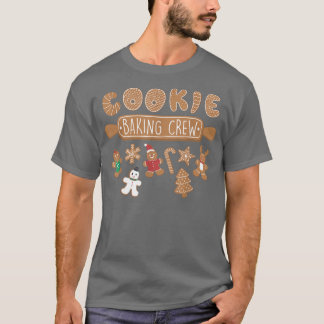 Cookie Baking Crew Funny Kerstontbijt Coo T-shirt