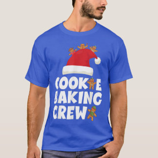 Cookie Baking Crew Funny Kerstpyjama Familie T-shirt