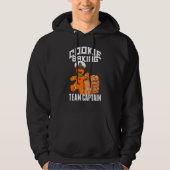 Cookie Baking Crew   Gingerbread Baking Team Capta Hoodie (Voorkant)