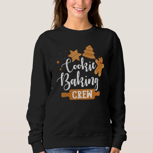 Cookie Baking Crew Gingerbread Christmas Costume P Trui (Voorkant)