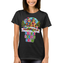Cookie Baking Crew Gingerbread Kerst T-shirt
