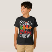 Cookie Baking Crew Gingerbread Xmas Holiday Cookie T-shirt (Voorkant volledig)