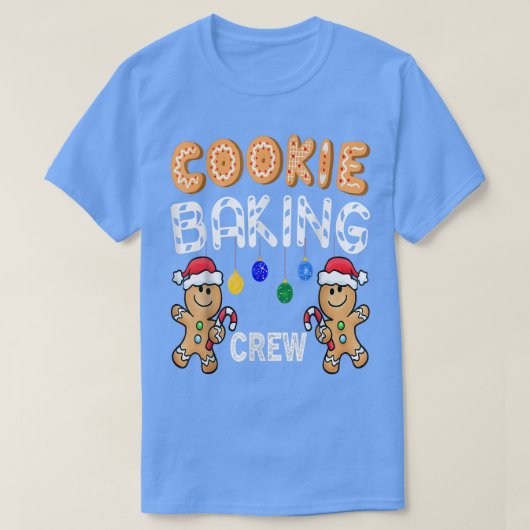 Cookie Baking Crew Gingerbrood kerstkostuum p.a. T-shirt (Design voorkant)