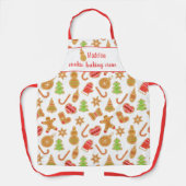 Cookie Baking Crew Gingerbrood Persoonlijk Apron Schort (Voorkant)