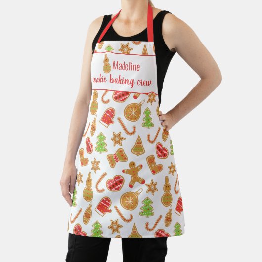 Cookie Baking Crew Gingerbrood Persoonlijk Apron Schort (Insitu)