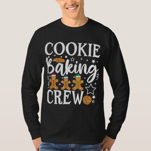 Cookie Baking Crew Grappige Groep Bijpassende Kers T-shirt (Voorkant)