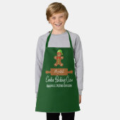 Cookie Baking Crew Green Kerstmis Schort (Gedragen)