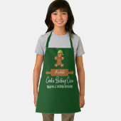 Cookie Baking Crew Green Kerstmis Schort (Insitu)