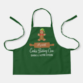 Cookie Baking Crew Green Kerstmis Schort (Voorkant)