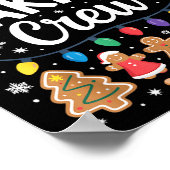 Cookie Baking Crew Holiday Squad Gingerbread Chris Poster (Hoek)