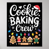 Cookie Baking Crew Holiday Squad Gingerbread Chris Poster (Voorkant)