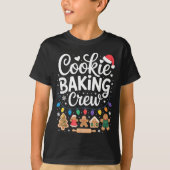 Cookie Baking Crew Holiday Squad Gingerbread Chris T-shirt (Voorkant)