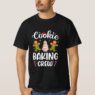 Cookie Baking Crew Kerst grappig cadeau T-shirt