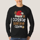 Cookie Baking Crew-kerstkerstkerstfamilie T-shirt (Voorkant)
