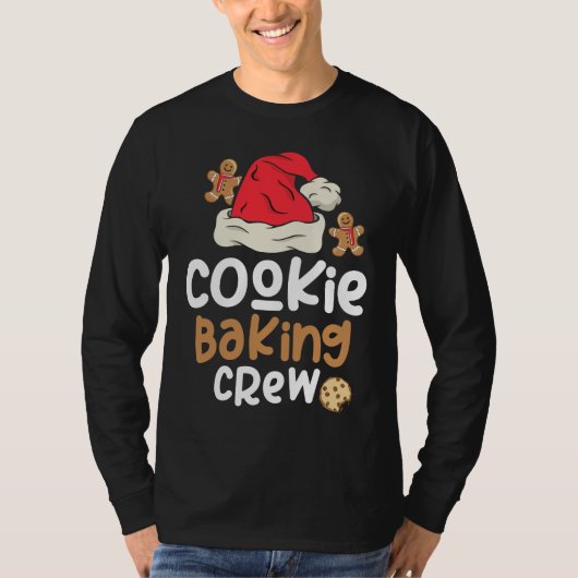 Cookie Baking Crew-kerstkerstkerstfamilie T-shirt (Voorkant)