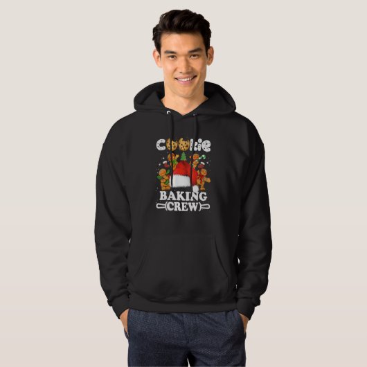 Cookie Baking Crew-kerstkerstkerstkerstkerstkerstk Hoodie (Voorkant volledig)