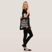 Cookie Baking Crew Kerstman Gebak Reindeer Tote Bag (Op model)