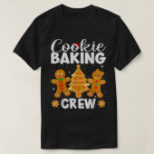 Cookie Baking Crew Kerstmis Funny Gingerbrood Gi T-shirt (Design voorkant)