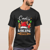Cookie Baking Crew Kerstmis Funny Gingerbrood Gir T-shirt (Voorkant)