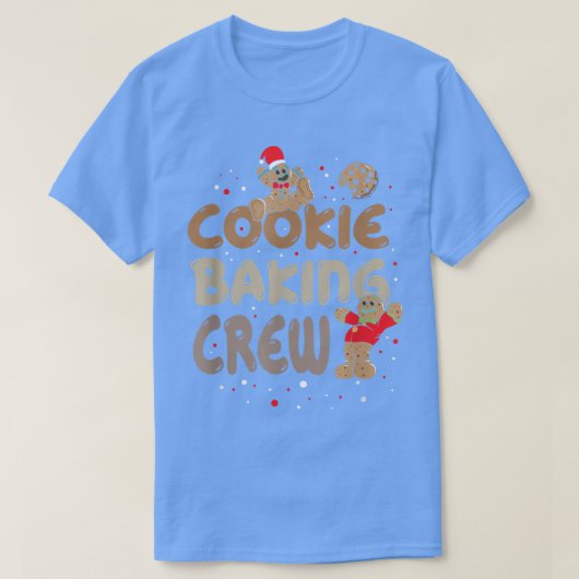 Cookie Baking Crew-kerstontbijt 931 T-shirt (Design voorkant)