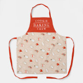 Cookie Baking Crew Kerstpatroon Schort (Voorkant)