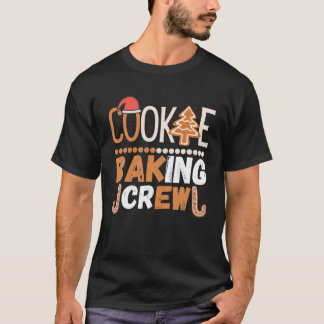 Cookie Baking Crew-kerstpyjama familie T-shirt