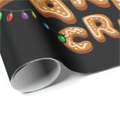 Cookie Baking Crew-kerstteam Cadeaupapier (Rol Hoek)