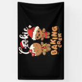 Cookie Baking Crew-kerstteam Spandoek (Verticaal)